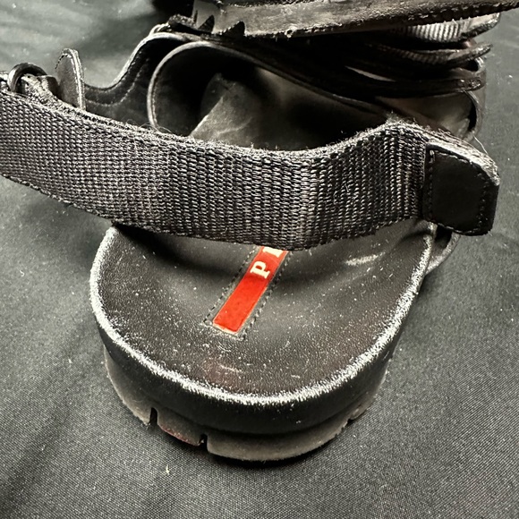 Prada men sandals leather and rubber size 10 ( Prada) - Picture 5 of 5
